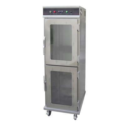 E-DBW-12B-21E 전기 더 따뜻한 카트 상업적 2-글라스 문 24 층 식품 온열 장치 카트