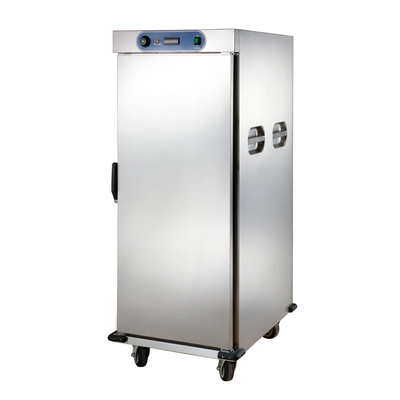 E-DBW-12B-21E 전기 뷔페 카트 상업적 이중 유리 문 24 층 식품 온열 장치 카트