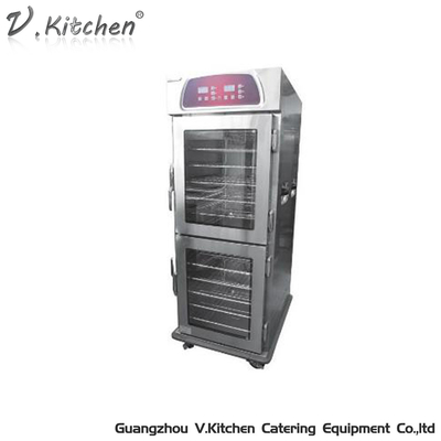E-DBW-12B-21E 전기 뷔페 카트 상업적 이중 유리 문 24 층 식품 온열 장치 카트
