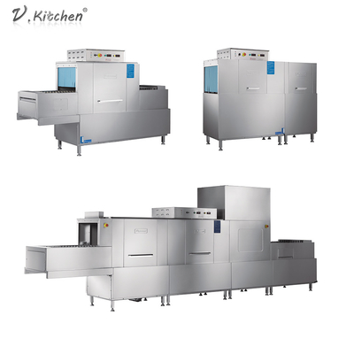 단일 탱크 사발 510*425mm 60C 상업적 접시 닦이 기계