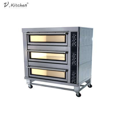 4대 트레이 더블데크 13.2 kw 전기 빵 굽는 화덕 기계