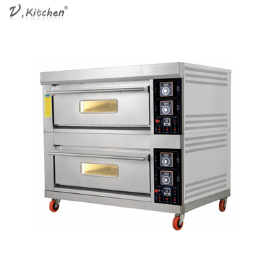 원판피자를 위한 주방용 조리대 상승 기류 60 kw 단일 덱 가스 렌지