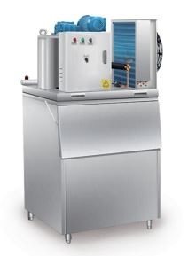 SL-200 상업적 산업적 플레이크 제조사 스퀘어 큐브 아이스 Machine,110kg 얼음 생성 장치 기계